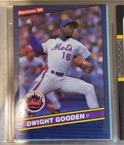 1986 Donruss #75 Dwight Gooden — front