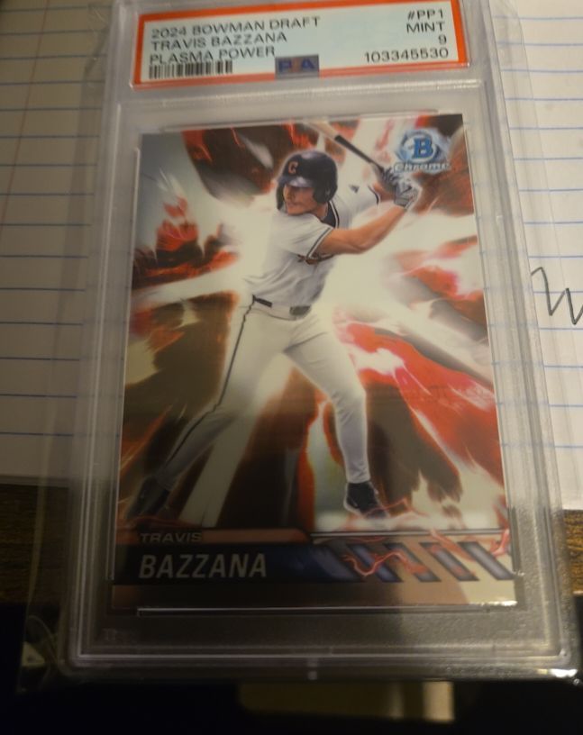 2024 Bowman Draft Chrome #PP-1 Travis Bazzana Plasma Power — front