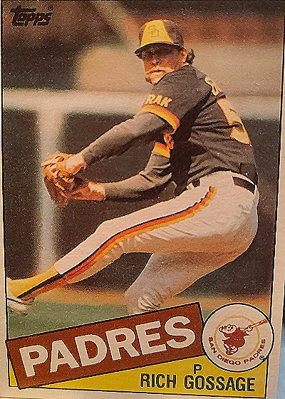 1985 Topps #90 Rich Gossage — front