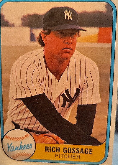1981 Topps #89 Rich Gossage — front