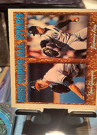 1994 Topps #393 Jimmy Key / Tom Glavine All Stars — front