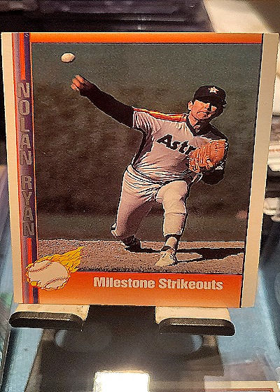 1991 Pacific Nolan Ryan #49 Milestone Strikeouts — front