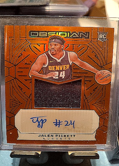 2023-24 Panini Obsidian #208 Jalen Pickett — front