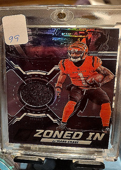 2023 Panini Zenith #ZI-JCE Ja'Marr Chase Zoned In — front