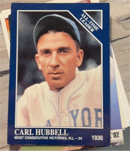 1993 The Sporting News Conlon Collection #12 Carl Hubbell — front