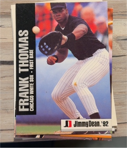 1992 Jimmy Dean #4 Frank Thomas — front