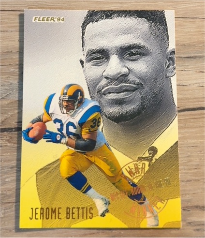 1994 Fleer Award Winners #1 Jerome Bettis — front