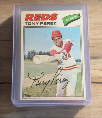 1977 Topps #655 Tony Perez — front