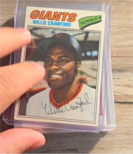 1977 Topps #642 Willie Crawford — front