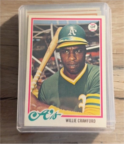 1978 Topps #507 Willie Crawford — front