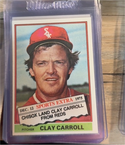 1976 Topps Traded #211T Clay Carroll — front