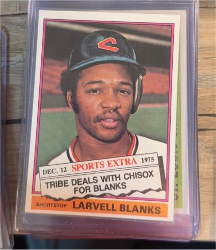 1976 Topps Traded #127T Larvell Blanks — front