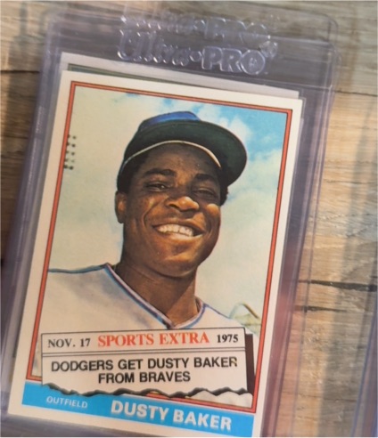 1976 Topps Traded #28T Dusty Baker — front