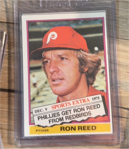 1976 Topps Traded #58T Ron Reed — front