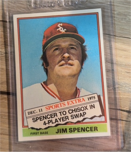 1976 Topps Traded #83T Jim Spencer — front