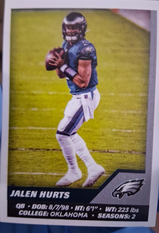 2020 Panini Playbook Jalen Hurts — front