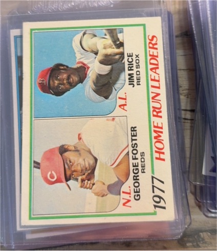 1978 Topps #202 George Foster / Jim Rice — front