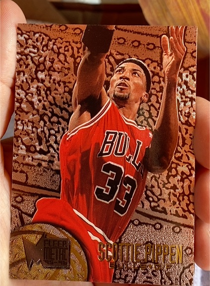 1995-96 Fleer Metal #15 Scottie Pippen — front