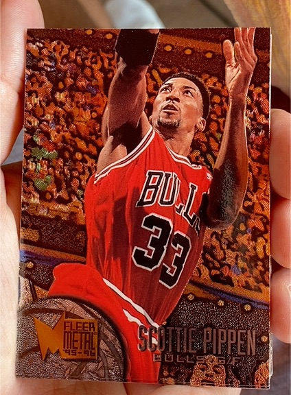 1995-96 Fleer Metal #15 Scottie Pippen — front