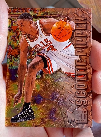1996-97 Fleer Metal #14 Scottie Pippen — front