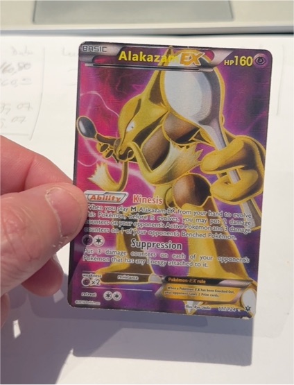 2016 Pokémon XY Fates Collide #117 Alakazam EX — front