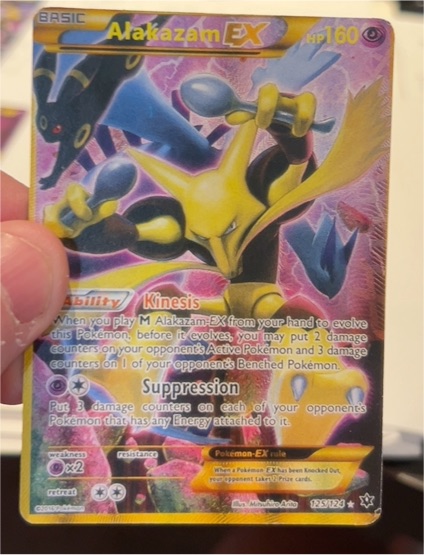 2016 Pokémon TCG XY Fates Collide #125 Alakazam EX — front