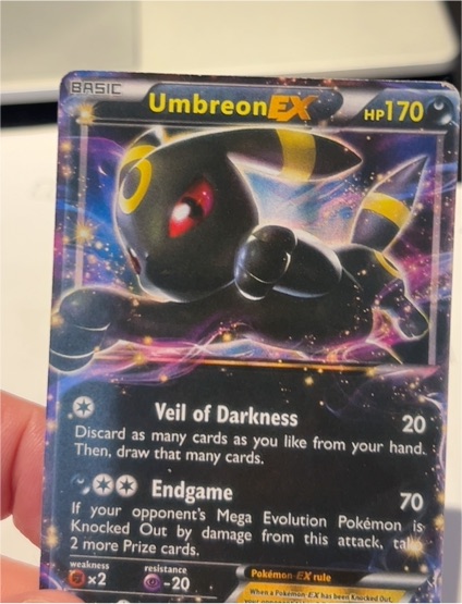 2016 Pokemon XY Fates Collide #55 Umbreon EX — front