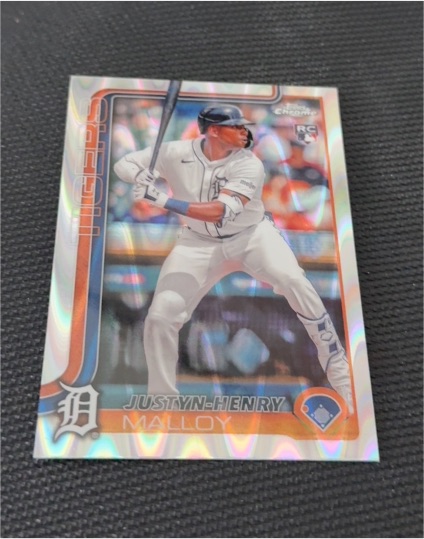 2025 Topps Chrome #224 Justyn-Henry Malloy — front