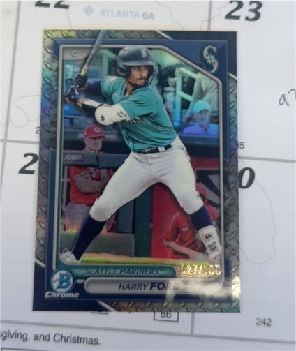 2024 Bowman Draft Chrome #BDC-25 Harry Ford — front