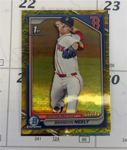 2024 Bowman Chrome Draft #BDC-122 Brandon Neely — front