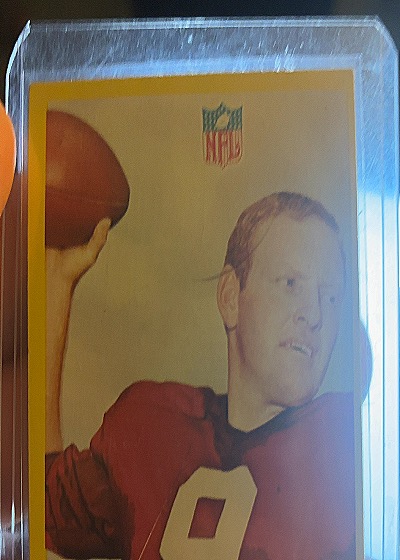 1967 Philadelphia #9 John Brodie — front