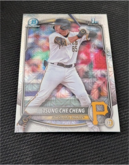 2025 Bowman Chrome #BCP-95 Tsung-Che Cheng — front