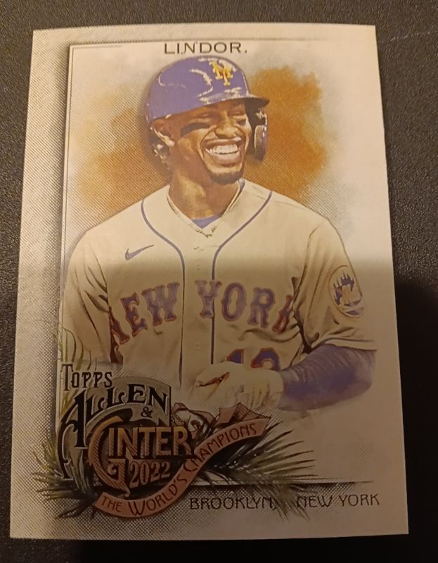2022 Topps Allen & Ginter #34 Francisco Lindor — front
