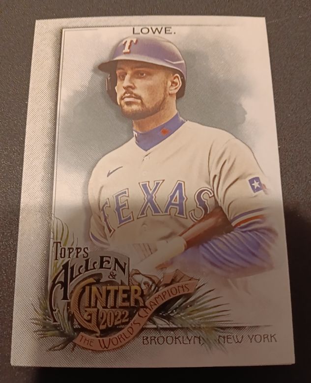2022 Topps Allen & Ginter #331 Nathaniel Lowe — front