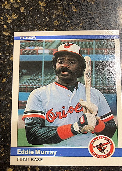 1984 Fleer #14 Eddie Murray — front