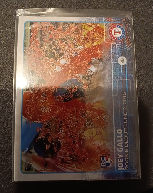 2015 Topps Update #US14 Joey Gallo Rookie Debut — front