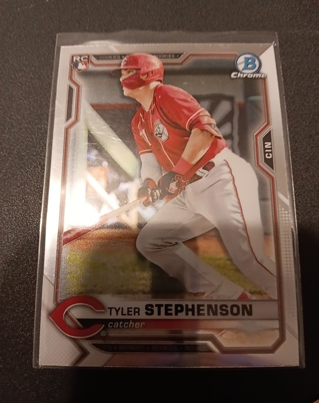 2021 Bowman Chrome #87 Tyler Stephenson — front
