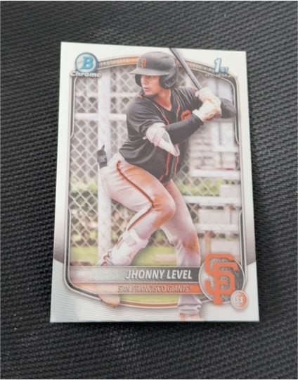 2025 Bowman Chrome #BCP-147 Jhonny Level — front