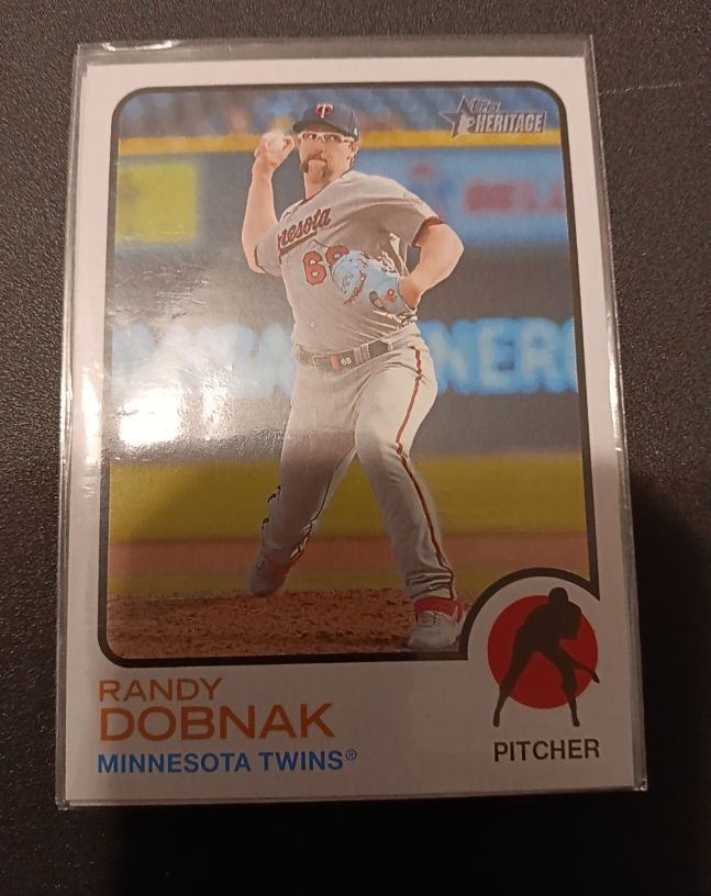 2022 Topps Heritage #536 Randy Dobnak — front