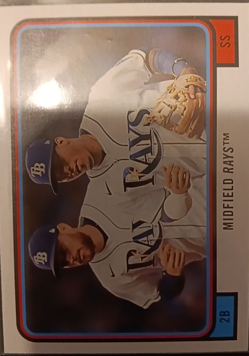 2022 Topps Heritage #CC-3 Midfield Rays Tampa Bay Rays — front