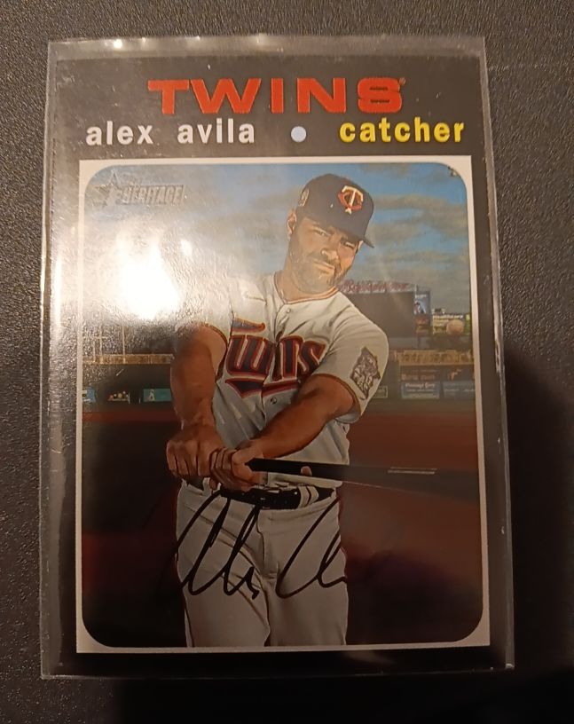 2020 Topps Heritage #626 Alex Avila — front