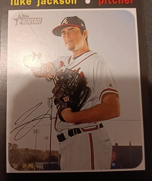 2020 Topps Heritage #37 Luke Jackson — front
