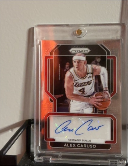 2021-22 Panini Prizm Signatures Mojo Prizm #RP-AC Alex Caruso — front