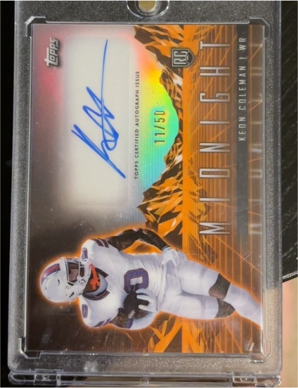 2024 Topps Midnight #11 Keon Coleman — front