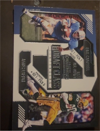 2024 Panini Contenders #2 Earl Campbell / James Lofton Historic Draft Class — front