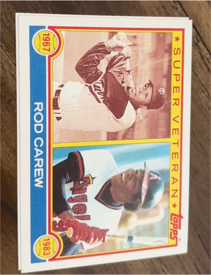 1983 Topps #201 Rod Carew — front