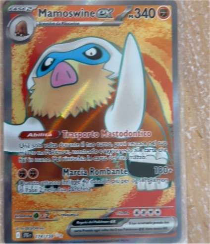 2025 Pokémon SV09: Journey Together #174 Mamoswine ex — front