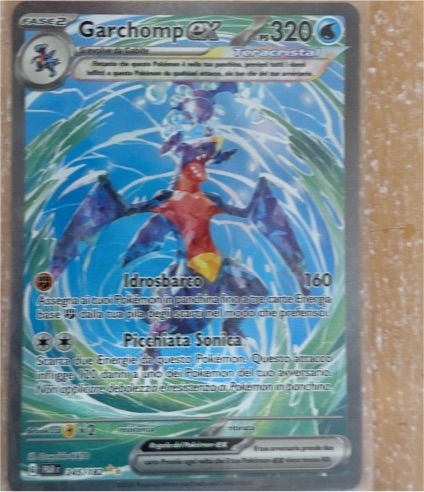 2023 Pokémon TCG Paradox Rift #245 Garchomp EX — front
