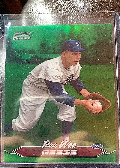 2020 Topps Stadium Club Chrome #SS Pee Wee Reese — front