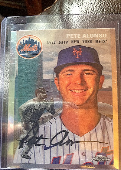 2023 Topps Chrome Platinum Anniversary #215 Pete Alonso — front
